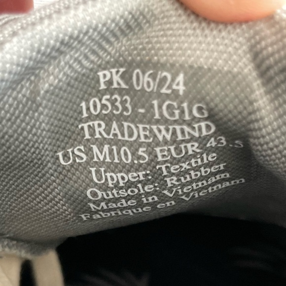 OluKai Mens Tradewind Sneaker Light Gray Convertible Casual Shoe 10.5 - Picture 7 of 10